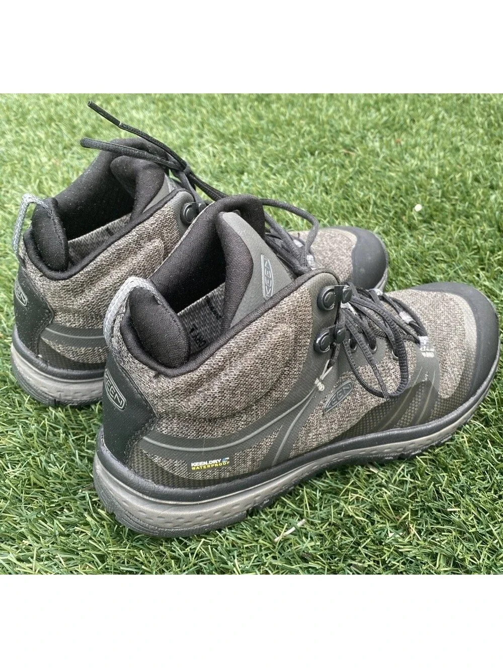 Keen Women's Terradora Mid, Gray Waterproof Hiking Boot 8 W